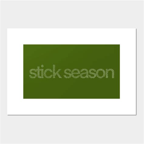 Stick Season Handwritten Lyrics - Stick Season - Posters and Art Prints ...