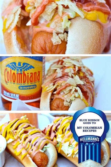 Colombian Hot Dogs from My Colombian Recipes using mayonnaise. | Colombian food, Food, Recipes