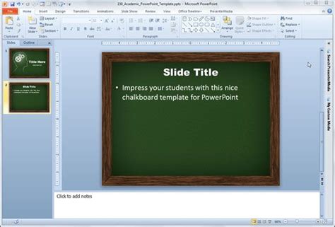 Academic PowerPoint Template