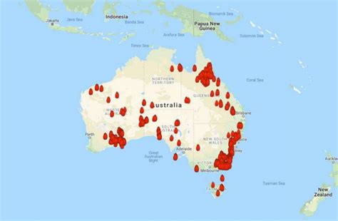 World Maps Library - Complete Resources: Maps Fires In Australia Over Europe