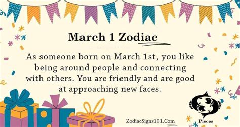 March 1 Zodiac Is Pisces, Birthdays And Horoscope - ZodiacSigns101