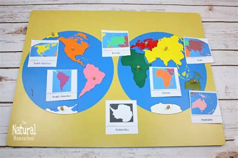 How to Learn the 7 Continents with Free Continent Printables - The Natural Homeschool