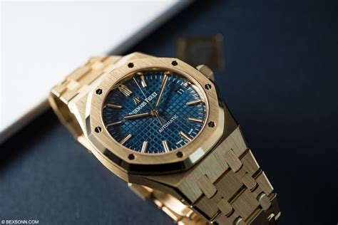 Hands-on The New Yellow Gold Audemars Piguet Royal Oak 15450 – BEXSONN