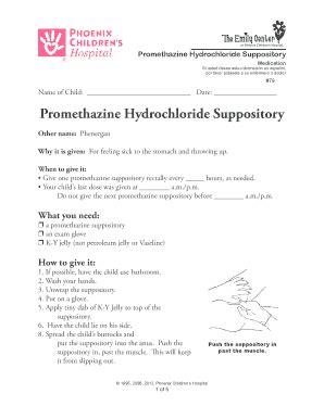 Fillable Online Promethazine Hydrochloride Suppository 79 suppository ...