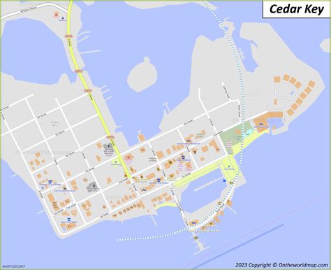 Cedar Key Map | Florida, U.S. | Detailed Maps of Cedar Key