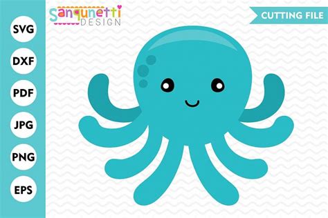 Octopus svg cutting file, Octopus svg, Ocean svg, summer svg