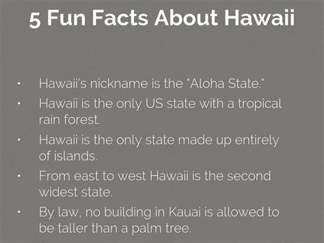 5 Fun Facts About Hawaii by ts6686