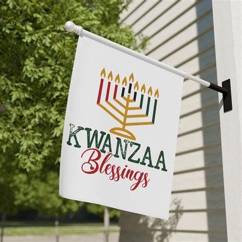 Happy Kwanzaa Flag, Kwanzaa House Flag, Kwanzaa Garden Flag, Kwanzaa ...