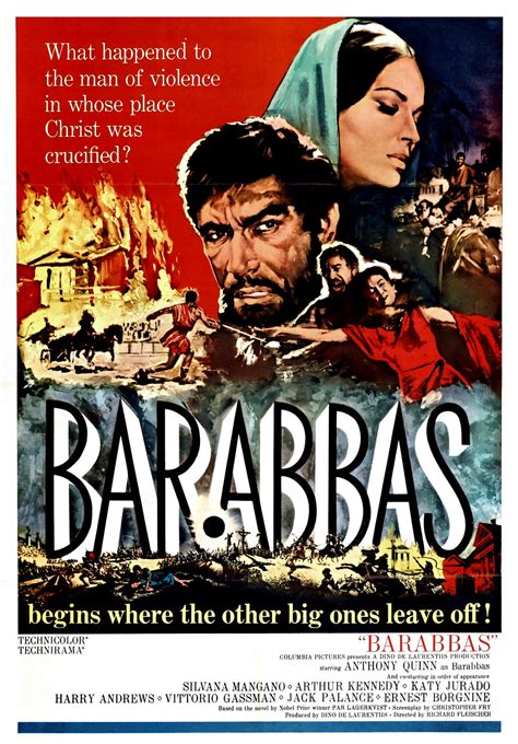 MOVIE POSTERS: BARABBAS (1961)