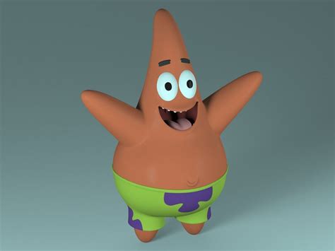 3D model character patrick stars | 3d model character, Patrick stars, Patrick star