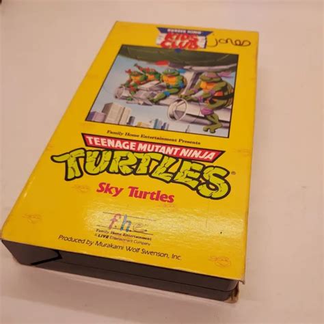 TMNT SKY TURTLES VHS 1990 Burger KIng Kids Club TEENAGE MUTANT TORTUES NINJA EUR 11,05 - PicClick FR