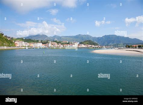 Ribadesella from water Stock Photo - Alamy