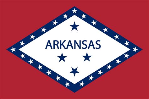 Vecteur drapeau de la Arkansas - country flags