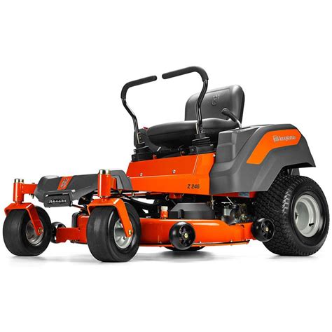 Husqvarna Z246 20-HP V-Twin Dual Hydrostatic 46-in Zero-Turn Radius Lawn Mower | Zero turn lawn ...