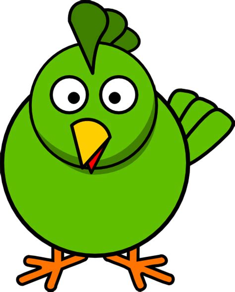 Green Chick Clip Art at Clker.com - vector clip art online, royalty free & public domain