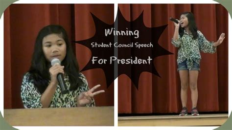 Acceptance Speech For Student Council President - deamory-otrasadicciones