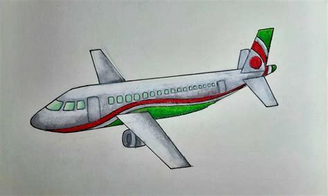 Aeroplane drawing | Airplane drawing, Drawings, Basic drawing