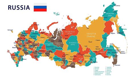 What Are The Federal Subjects Of Russia? - WorldAtlas