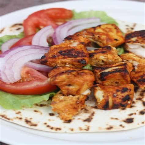 Tandoori Chicken Tikka Wrap recipe