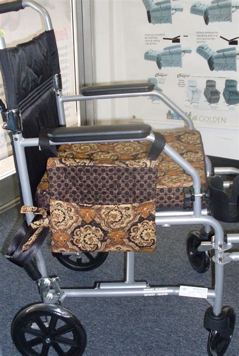 Waterproof Wheelchair Pad & Coordinating Pockets | Chair, Home decor, Cover design