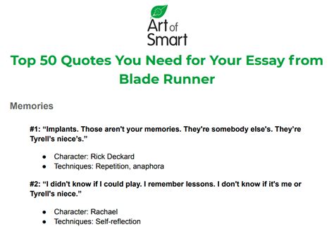 Blade Runner | 50 Important Quotes from the Film