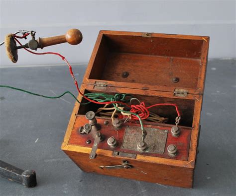 Electroshock therapy Antique quack medicine vintage medical shock machine | #1821457662