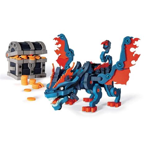 Bloco Toys Treasure Keeper Dragon | STEM Toy | Legendary Mythical Creatures | DIY Building ...