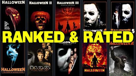 Ranking the HALLOWEEN movie franchise! - YouTube