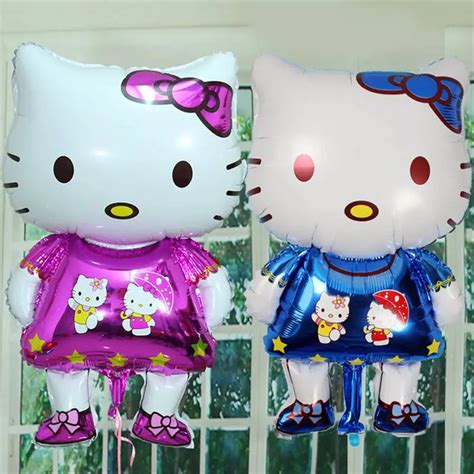 85*80cm 1pc Big Size Cute Hello Kitty Foil Balloon Baby Toy Birthday&Wedding Party Decoration KT ...