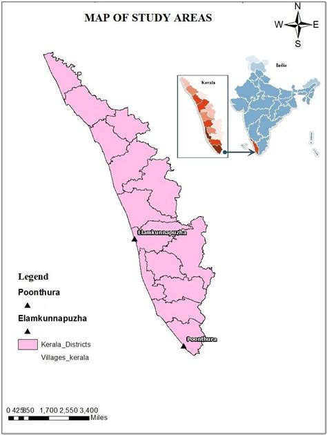 Study area Thiruvananthapuram, the capital of Kerala, has the maximum... | Download Scientific ...