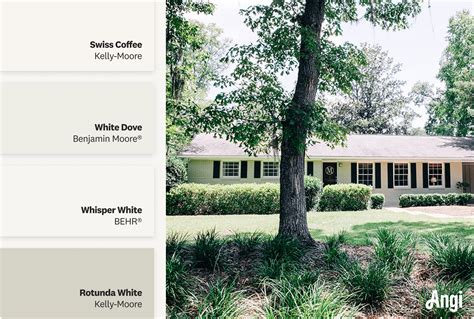 6 Top Trendy Ranch-Style House Exterior Paint Colors