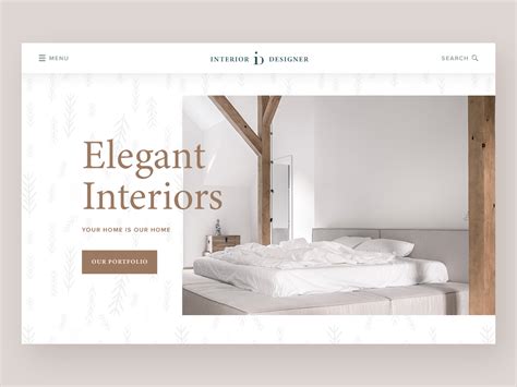 Interior Designer - Website Concept by Hangar Grove on Dribbble