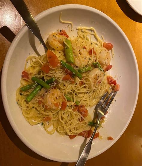 Healthy Eating On-the-go: Olive Garden Shrimp Scampi – Walking Off Pounds