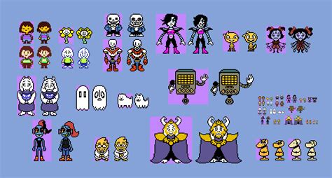 (Undertale) OW Cast Sprites V2 by EllistandarBros on DeviantArt