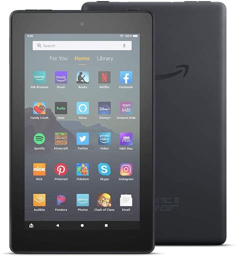 Fire 7 tablet, 7" display, 16 GB, (2019 release), Black | Tablet, Fire ...