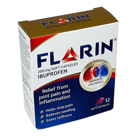 Buy Flarin Ibuprofen 200mg Capsules x12 | Pain Relief | Meds UK