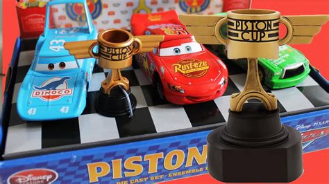 Disney Pixar Cars Piston Cup Die-Cast Set - YouTube