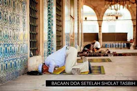 Bacaan Doa Sesudah Shalat Sunnah Tasbih | MA