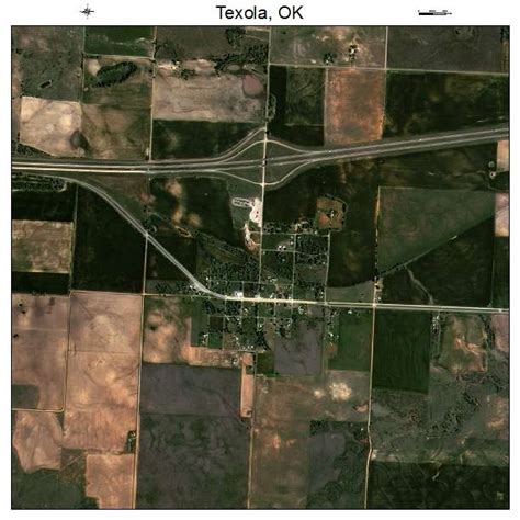 Aerial Photography Map of Texola, OK Oklahoma