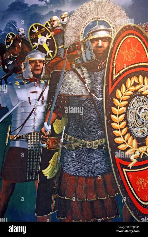 Roman soldier soldiers centurion historical hi-res stock photography ...