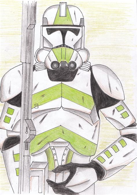 Clone trooper on guard by Funtimes on DeviantArt