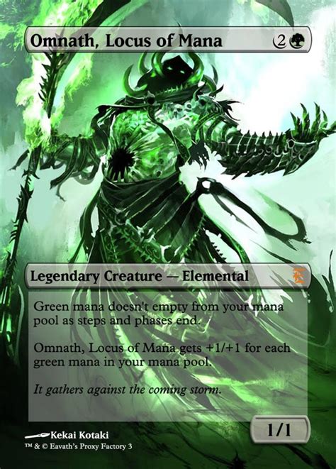 Omnath, Locus of Mana Commander Deck in "MTG" - HobbyLark