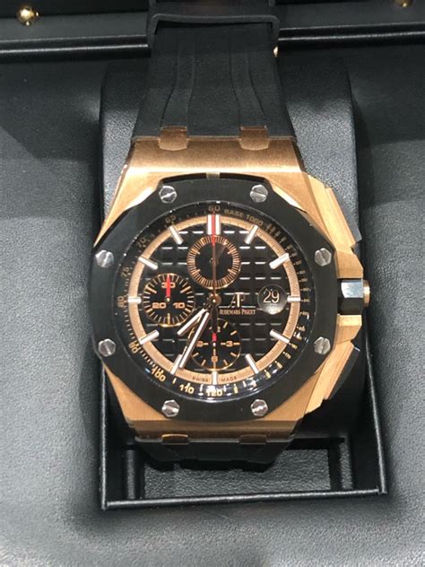 Royal Oak Offshore Rose Gold Chronograph 44mm 26401RO.OO.A002CA.02 ...