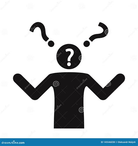 Perplexity Icon. a Lot of Questions. Confusion Stock Vector ...