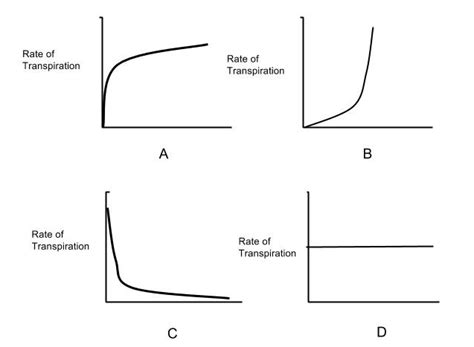 Temperature and Transpiration Graphs | AP® Biology | Practice | Albert