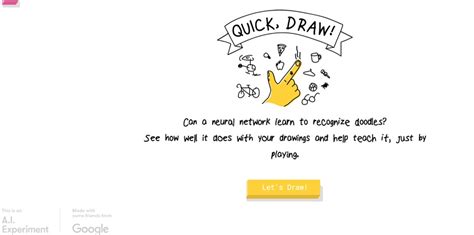 Quick Draw by Google is an AI powered web based doodle game