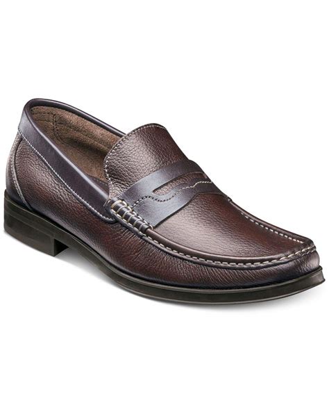 Florsheim Mens Shoes Madrid Penny Leather Closed Toe Slip On Brown Tumble SZ 12M 23938832277 | eBay