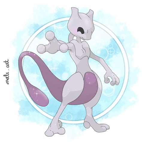 Mewtwo Fan Art Pokemon by noeleart on DeviantArt