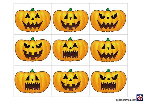 Cutout Halloween Printables