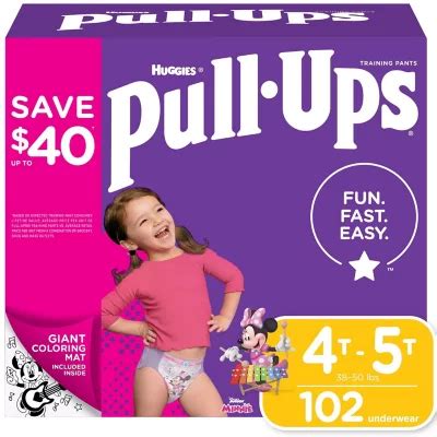 Huggies Pull-Ups Training Pants for Girls, Choose Size - Sam's Club